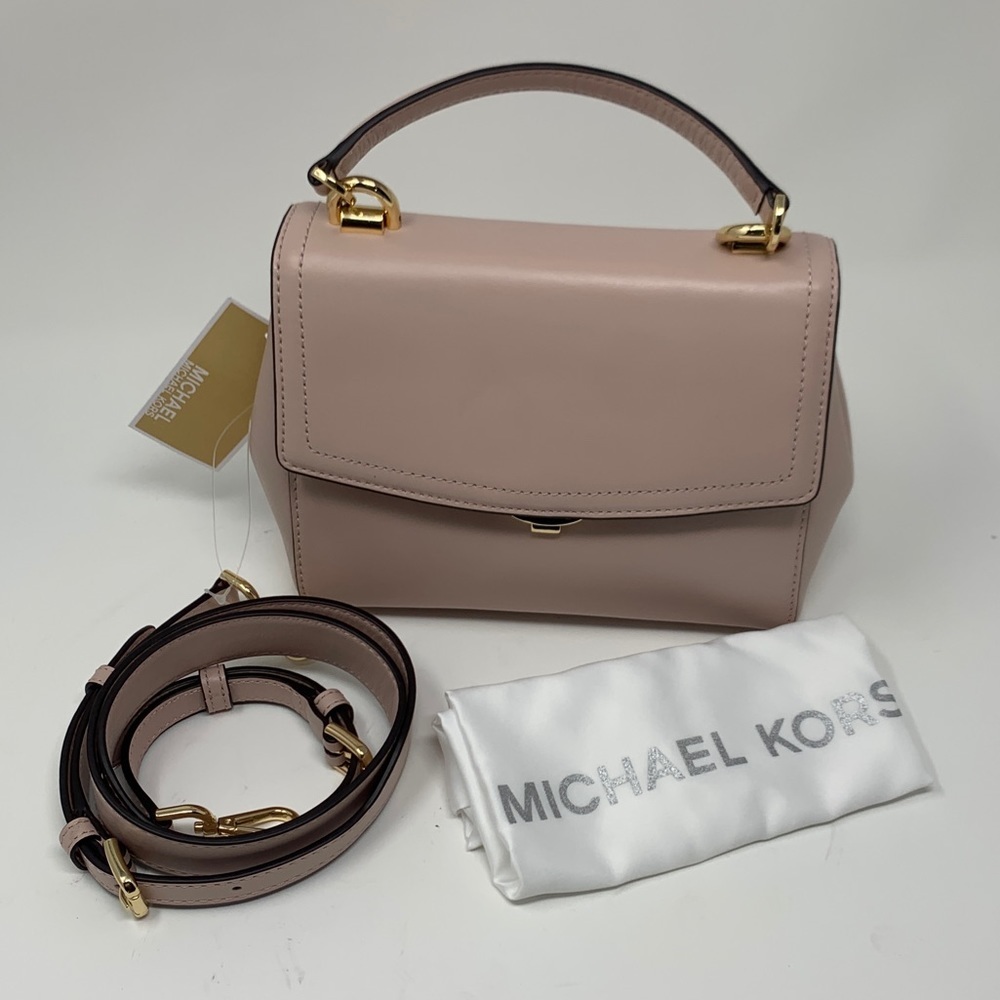 Michael Michael Kors Small Lt Pink Leather Satchel - Picture 9 of 16